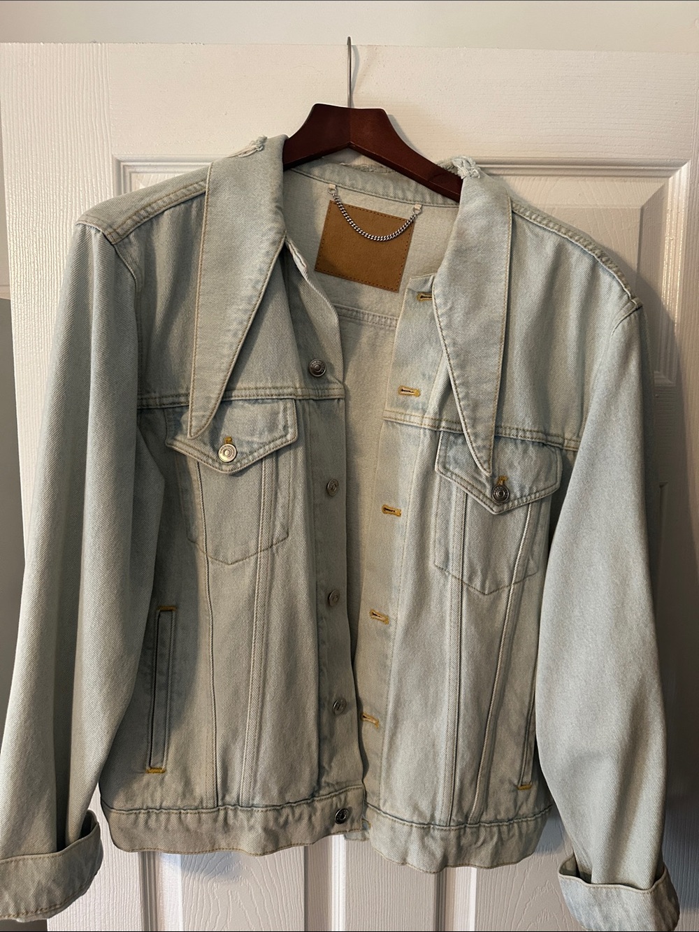 Balenciaga Light Blue Denim Jean Jacket